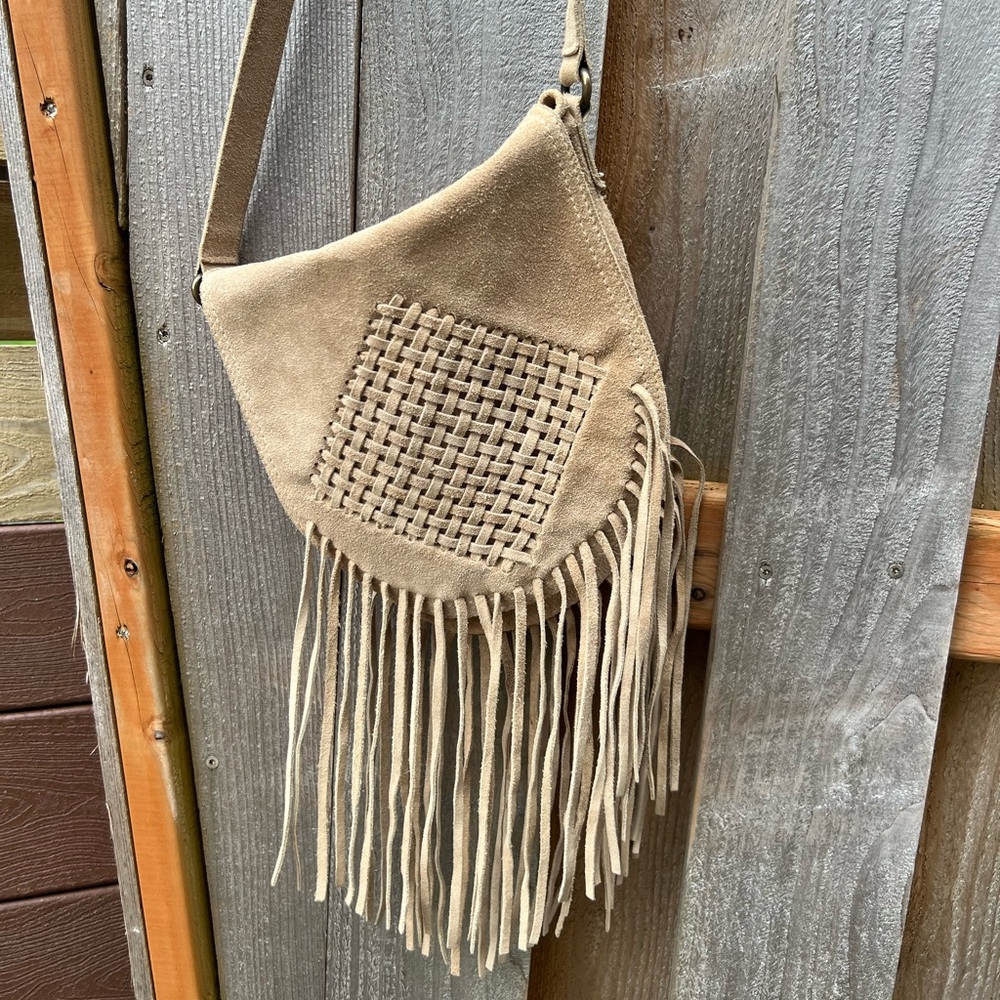 Hobo Fringe Suede Bag